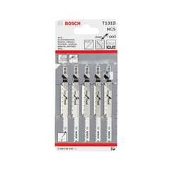 Lưỡi Cưa Lọng T 101 B - Gỗ (Bộ 5 Lưỡi) Bosch 2608630030
