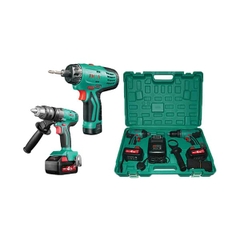 Bộ Combo Máy Khoan Bê Tông & Máy Siết Buloong Dùng PIN ADKIT05E đóng gói