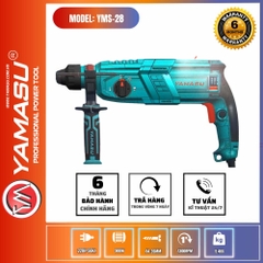 Máy Khoan Bê Tông - Đảo Chiều Ổ Than Yamasu YMS-28