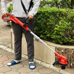 Máy Cắt Cỏ Dùng Pin 21V Amaxtools, Lưỡi Cắt 12 Inch