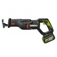 Máy Cưa Kiếm Dùng Pin 20V Worx WU500.15.6B (1 Pin 5.0Ah, 1 Sạc 6Ah)