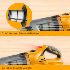 Máy hút bụi INGCO 0.7L dùng pin 20V CVLI2001