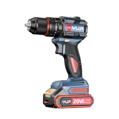 Máy Khoan Pin Búa 3 Chức Năng Yupai 20V Lực Siết 60Nm Đầu 10mm Full Bộ 2 Pin 2.0Ah - YP20 DR10M