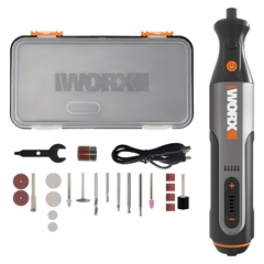 Máy Mài Khuôn Pin (8V, Cổng Sạc Type C, 5 Tốc Độ, 28000r/Phút) Worx WX106