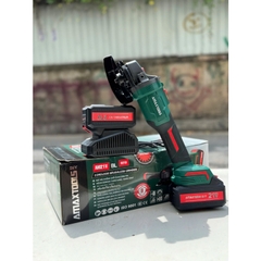 Bộ Máy Mài Góc Dùng Pin Amaxtools AM100C-COMBO 21V, Đĩa 100mm