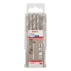 Mũi Khoan INOX HSS-Co 7mm (Hộp 10 Mũi) Bosch 2608585892