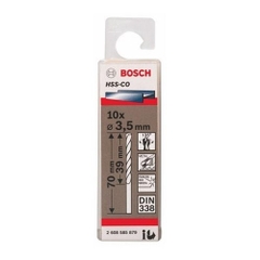 Mũi Khoan INOX HSS-Co 3.5mm (Hộp 10 Mũi) Bosch 2608585879