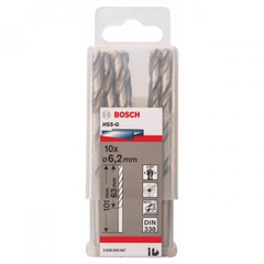 Mũi Khoan Sắt HSS-G 6.2mm (Hộp 10 Mũi) Bosch 2608595067