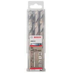 Mũi Khoan Sắt HSS-G 12.5mm (Hộp 5 Mũi) Bosch 2608595082