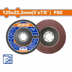 Nhám xếp nâu 115mmx22.2 mm,P80 WadFow WYL3413