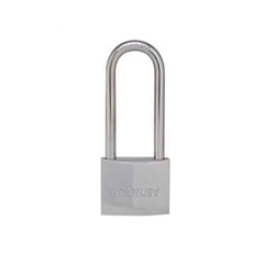 Ổ Khóa Hiệu Stanley USA, Chrome trắng, càng dài, rộng 50mm S742-017