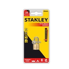 Ổ Khóa Hiệu Stanley USA, đồng thau, càng dài, rộng 20mm chính hãng