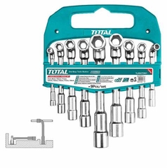 Bộ dụng cụ vặn ốc, bu lông chữ L 9 chi tiết Total TLASWT0901