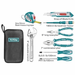 Bộ đồ nghề cầm tay 8 chi tiết Total THKTHP90086