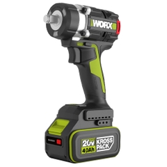 Máy vặn bu lông dùng pin 20V Worx WU270 (2 Pin 4.0Ah, 1 Sạc)