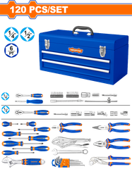 Bộ 120 Món Dụng Cụ Đựng Trong Hộp Đồ Nghề WADFOW WHS3120