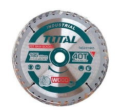 Lưỡi Cưa Gỗ Hợp Kim TCT 185mm 40 Răng Total TAC231445