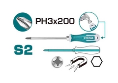 Tua Vít Bake đóng Xuyên PH3x200mm Total THGSPH32006