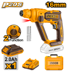 Máy Khoan Đục Dùng Pin 20V-16mm INGCO CRHLI201681