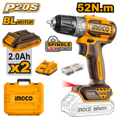 Máy Khoan Dùng Pin 20V-52Nm INGCO CDLI20453