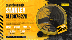 Quạt công nghiệp 30'' Stanley 3998 CFM SLF307627D