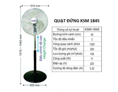 Quạt Dasin KSM-1845_Dasin-KSM-1845