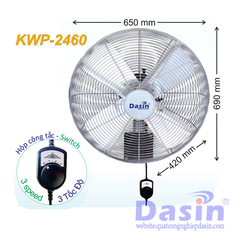 Quạt treo tường công nghiệp Dasin KWP-2460