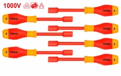 Bộ tuốc nơ vít mở tuýp cách điện 6-12mm Total THKISD0701