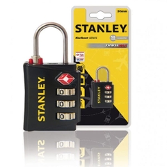 Ổ khóa 3 mã số màu đen 30mm Stanley S742-054