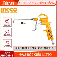 Súng thổi khí nén dài 80mm ABG081-3 Xsafe