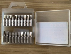 Bộ mũi vít dẹp 20 mũi SL6x25mm INGCO SDB11SL413 Xsafe