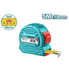 Thước cuộn thép nền vàng 5x19mm TOTAL TMT34519