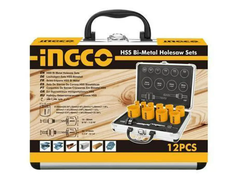 Bộ mũi khoét kim loại 12 chi tiết INGCO AKH0121 chính hãng
