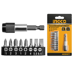 Bộ 9 đầu tua vít INGCO AKSD0071