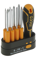 Bộ đầu tuốc nơ vít 9 chi tiết INGCO AKISD0901 xsafe