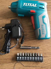 Máy siết vít dùng pin 4V Total TSDLI0402 xsafe
