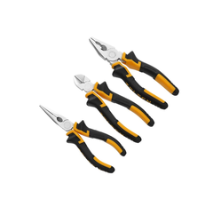 Bộ 3 kềm răng - cắt - nhọn 180mm, 160mm, 160mm thép chống gỉ tolsen 10400 xsafe