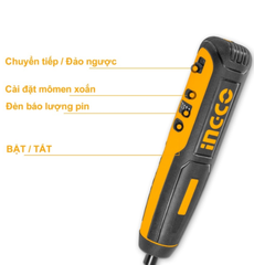 Máy bắn vít dùng pin 4V Ingco CSDLI0413
