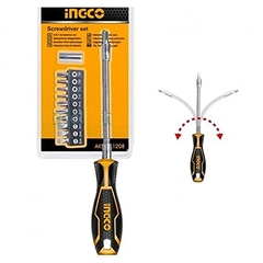 Bộ 12 tua vít thay đổi trục linh hoạt INGCO AKSDFL1208