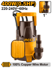 Máy Bơm Chìm 400W(0.5HP) INGCO SPC4008