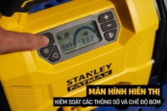 Máy bơm hơi đa năng dùng pin kèm tính năng thổi và hút bụi hiệu STANLEY Model SXVI02001, 3 trong 1