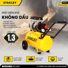 Máy nén khí không dầu STANLEY 24L USA Model SXCMS1324HE