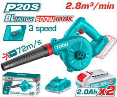 Máy thổi bụi không chổi than dùng pin 20V Total TABLI20682
