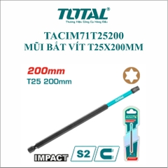 Mũi Bắt Vít T25x200mm Total TACIM71T25200