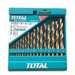 Bộ 19 mũi khoan kim loại HSS TOTAL TACSD0195