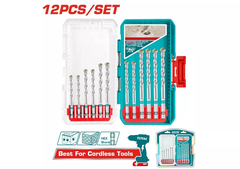 Bộ 12 mũi khoan bê tông Total TACSDL12206