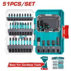 Bộ 51 Mũi Bắt Vít Đa Năng (Thép Cr-mo) Total TACSDL25106