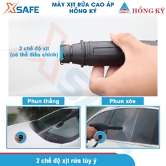 Máy xịt rửa cao áp có chỉnh áp Hồng Ký ZET MOTO cao cấp Premium ZT18 A000553