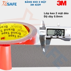 Băng keo 2 mặt cường lực 3M 4229 dài 10M, 30M