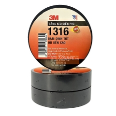BĂNG KEO ĐIỆN 3M PVC 1316 CÁCH ĐIỆN 1KV